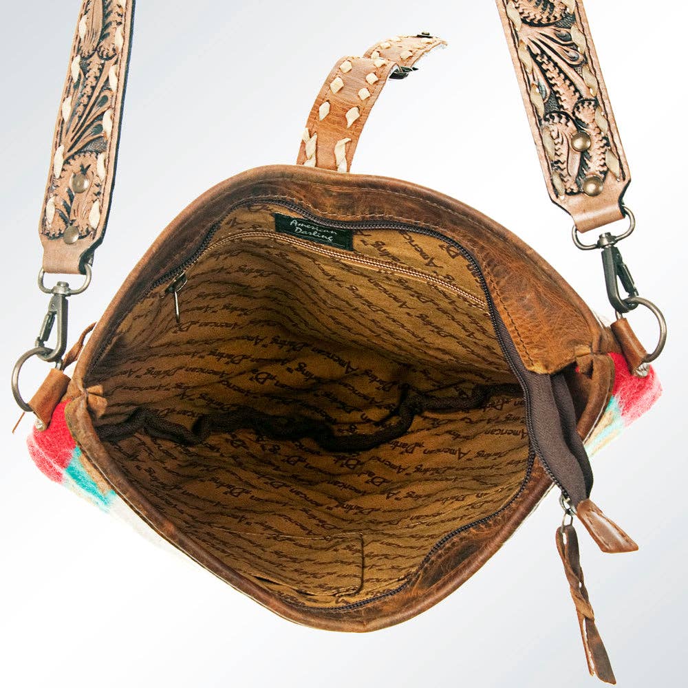 LC-ADBG580 Tote Genuine Western Leather Women Bag: ADBG580