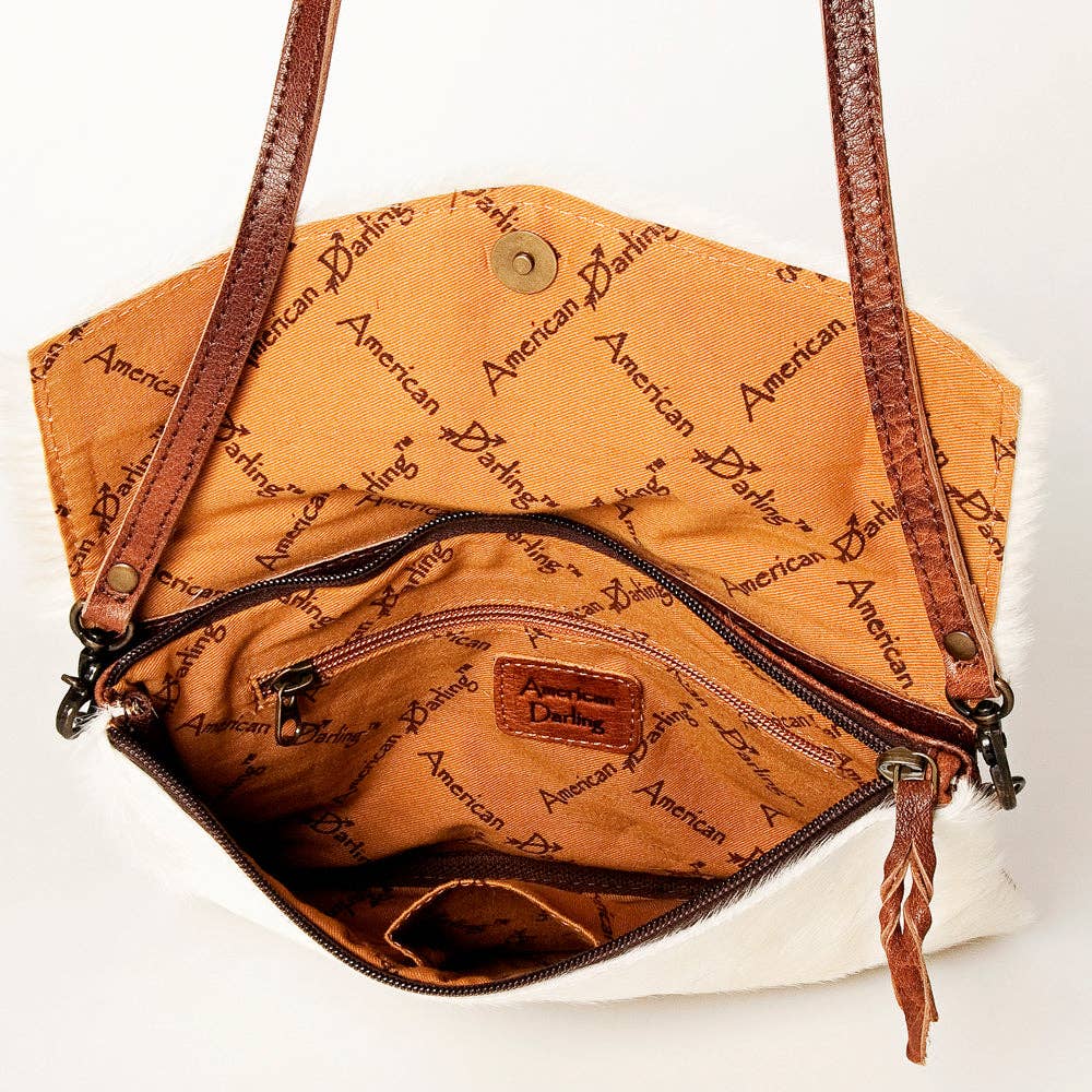 ADBGS178 Envelope Hair-On Genuine Western Leather Women Bag Sally: ADBGS178G