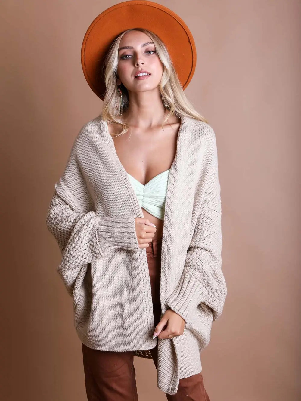 Bestselling! Bat Sleeve Knit Cardigan